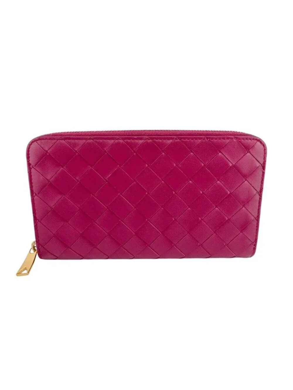 Bottega Veneta Round Zip Wallet Long Maxi Intrecht
